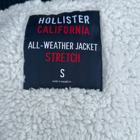 Hollister by Abercrombie & Fitch Women’s S Faux Sherpa Lined Jacket Coat - Picture 8 of 9